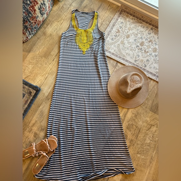 THML Navy and White Striped Dress - Picture 1 of 4
